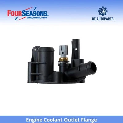 For 2011-2015 Ford Fiesta Ikon Engine Coolant Outlet Flange 4 Seasons 2012 2013 - Image 1 of 4