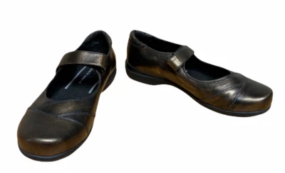 ABEO Abby 7 Bronze Metallic Comfort Slip Resistant Mary Jane Leather Shoes  - Image 1 of 4