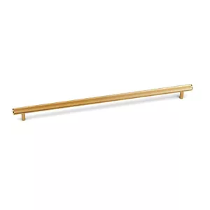 10x Brass 320mm Handles Gold Kitchen Cabinet Cupboard Reeded Grooved Drawer Pull - Picture 1 of 10
