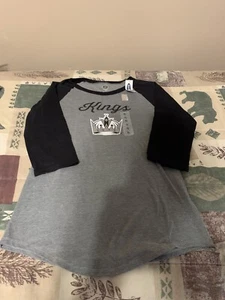 Old Navy Kids Size XL (14-16) Kings ~ Gray Black 3/4 Sleeve Tee T-Shirt .. $23 - Picture 1 of 1