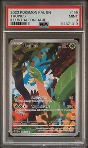 Juego de cartas coleccionables Pokémon 2024 - Paldea Evolved - Tropius - IR - 195/162 - PSA 9 - Imagen 1 de 2