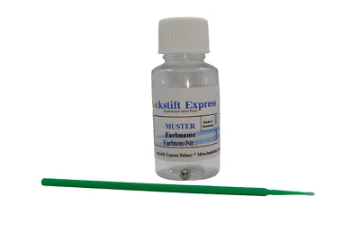 Lackstift geeignet für Mini, Farbnummer: A62 White Silver Metallic  WA62 / 20ml - Bild 1 von 4