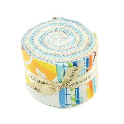 Riley Blake FUN AND GAMES ** Rolie Polie ** 2,5 inch  ** Jelly Roll - Bild 1 von 2