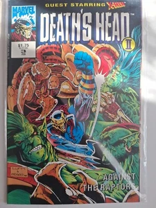 Deaths Head II #3 Feb 1993 Marvel Comics Uk Rare Comic Book Guest Stars The Xmen - Foto 1 di 4