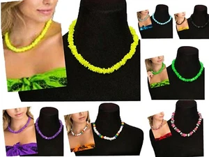 Hombres Mujeres Almeja Puka Chip Cáscaras Collar Playa Hawaiana Gargantilla Fiesta Joyería - Imagen 1 de 12