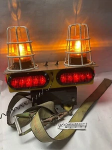 WIRELESS TOW LIGHT WITH UTILITY POLE MOUNT UZV158TM27 TM16XR-UPS2 - Foto 1 di 5