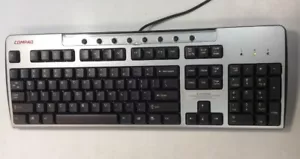 Compaq SDM4700P PS/2 Wired Standard Multimedia Keyboard ElectronicsRecycled - Picture 1 of 12