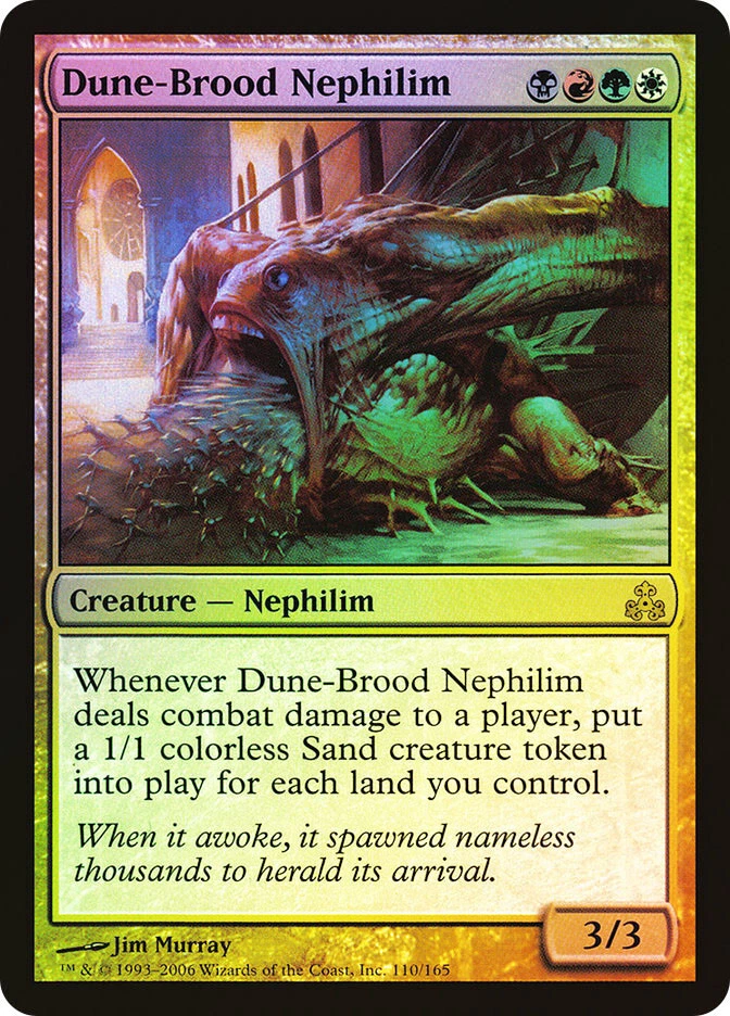 MTG FOIL Dune-Brood Nephilim  - Guildpact #110 - Image 1 of 1