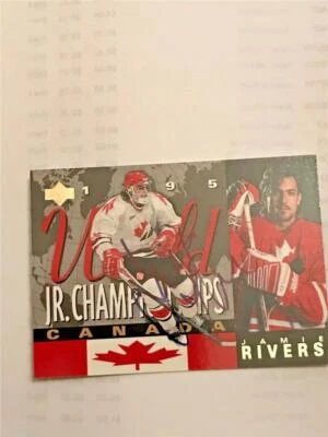  1994-95 Upper Deck #501 Jamie Rivers RC Auto'd - Image 1 of 2