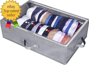 Large Hat Storage Box for Baseball Caps, Holds up to 50 Caps Wide Hat Organizer - Picture 1 of 12