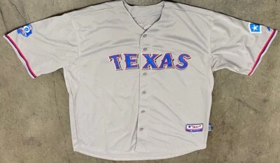 2012 Yu Darvish Texas Rangers Authentic On-Field Game Cut 40TH ANN. Jersey Sz 56 - Image 1 of 4