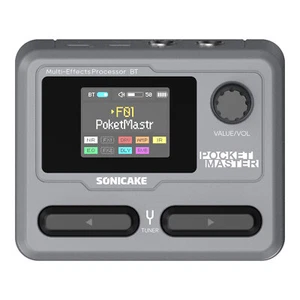 SONICAKE Pocket Master Guitar Bass IR Cabinet Multi Effect Pedal Stereo OTG GREY - Picture 1 of 7