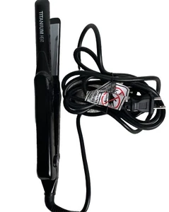 Titanium Heat Flat Iron, Adjustable Heat Settings Hair Straightener By Tyche - Picture 1 of 5