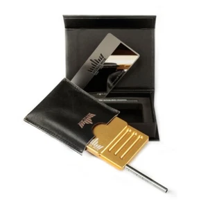 RB Snuff Wallet gold ⏐ snuff⏐ snuff kit ⏐ party accessories ⏐ rave ⏐ sniff - Picture 1 of 4