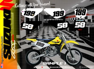 Suzuki RM85 RM 85 matrícula gráficos - Imagen 1 de 17