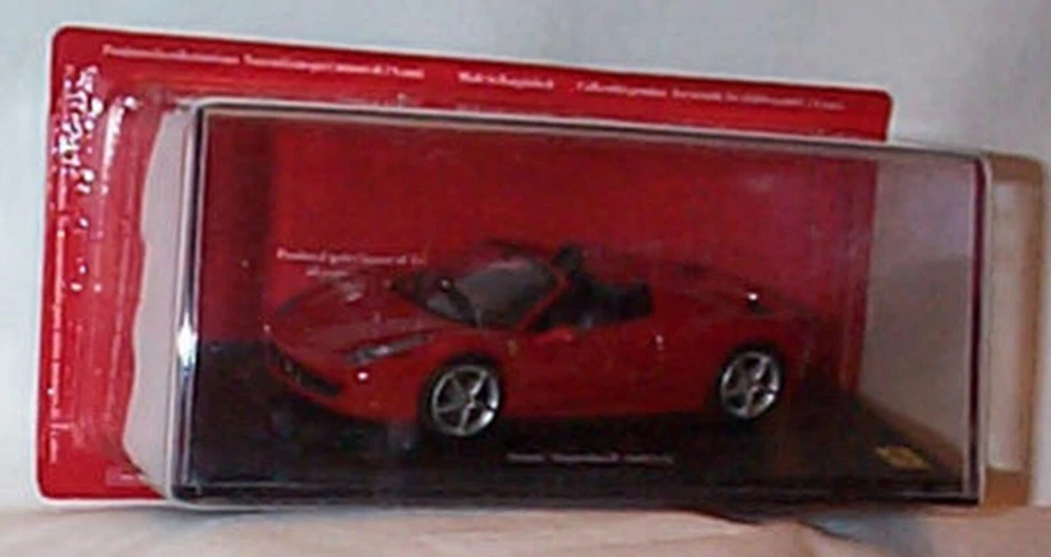 FERRARI 458 Spider 2011 en rojo escala 1:43 nuevo en estuche sellado de fábrica Foto 1 de 1