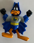 Vintage 1991 McDonalds Looney Tunes Superheroes Daffy Duck as Batman 3" Figure
