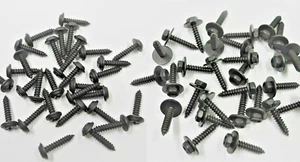 40 BLACK INT/EXT SCREWS! FOR FORD F150 F250 F350 F100 PICKUP TRUCK ETC (2 TYPES) - Bild 1 von 3