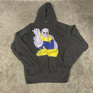 Jon Lauren Thanos Logo Rare Hoodie Black Sweatshirt Adult Size Large S - Picture 1 of 12