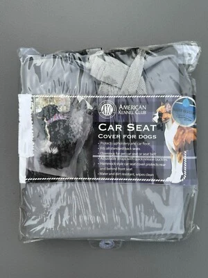 NIB American Kennel Club AKC Hammock Style Grey Car Seat Cover for Dogs - Image 1 of 2
