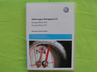 DVD NAVIGATION CY WEST EUROPA 2010 V7 VW RNS 510 810 GOLF CADDY TOURAN EOS SKODA - Bild 1 von 4