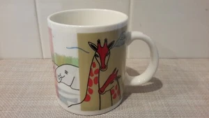 Taza de café Starbucks 2001 África Safari Elefante Jirafa Selva 14 oz usada en excelente estado - Imagen 1 de 8
