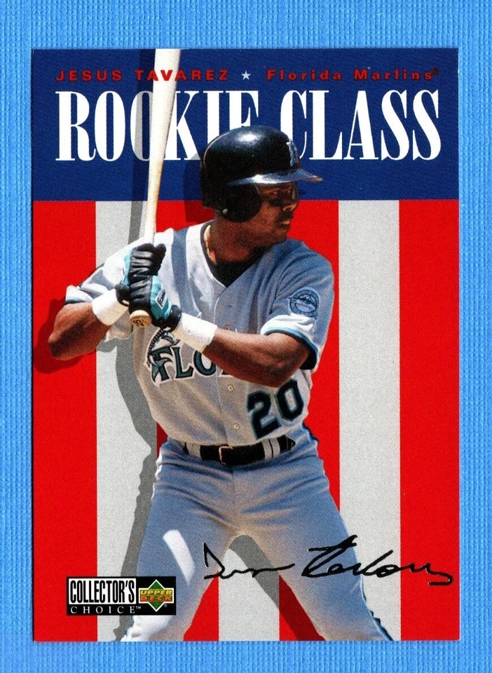 1996 Collector's Choice Silver Signature #26 Jesus Tavarez Rookie Class Marlins - Image 1 of 1