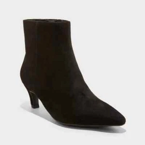 Women's Taylor Kitten Heel Ankle Boots with Memory Foam Insole Universal Thread - Picture 1 of 4