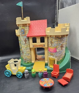 Fisher-Price Little People Play Family Castle #993 1974 King Knight Woodsman - Foto 1 di 20