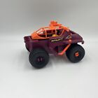 Vintage Hasbro 1990 Purple & Orange Toy Plastic Jeep Vehicle Street Fighter 2