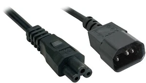LINDY 30400 Prolunga di alimentazione IEC C14 a IEC C5, 2mt - NUOVO - Afbeelding 1 van 2