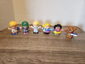 Fisher Price Little People Figurine Giocattolo - Lotto Misto di 6 - Foto 1 di 9