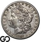 1897-O Morgan Silver Dollar Silver Coin, Choice Au Better Date
