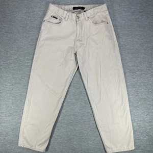 Calvin Klein Jeans Men's 33x28 Beige Relaxed Straight Fit Pants Denim - Picture 1 of 15