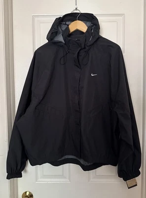 Nike Mujer XL Storm-Fit Swift Chaqueta de Correr Negra FB7492-010 NUEVO Foto 1 de 4