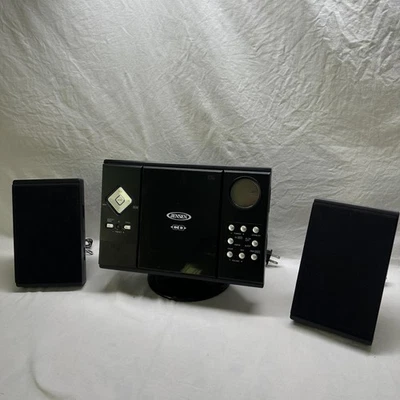 Jensen JMC-180 Wall Mountable CD Player AM/FM Radio Stereo System Remote Black - Image 1 of 4