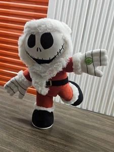 Nightmare Before Christmas Jack Skellington Animated SPIN Santa Plush Tim Burton - Picture 1 of 10