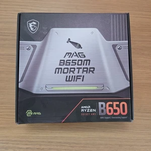MSI MAG B650M MORTAR WiFi AM5 MicroATX AMD Scheda Madre - Zdjęcie 1 z 6