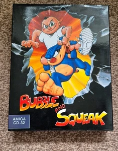 Commodore Amiga CD32 Bubble and Squeak Complete In Big Box vgc  - Picture 1 of 4
