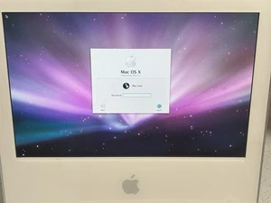APPLE iMAC MODEL A1058 17" SCREEN 2004? GREAT SHAPE POWERS ON PREOWNED VINTAGE - Picture 1 of 14