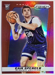 2024-25 Panini Prizm Deca Cam Spencer RC Rookie #44 Rojo/199 Grizzlies 🔴✨️ - Imagen 1 de 2