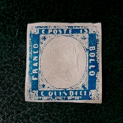 CELESTE LATTEO 1863 CET 15 CATALOGO SASSONE N° 11 € 900 NUOVO AMPI MARGINI leggi - Immagine 1 di 2