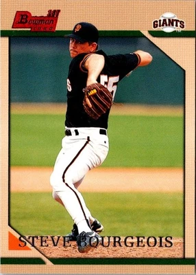1996 Bowman Steve Bourgeois #230 San Francisco Giants Baseball Card - Image 1 of 2