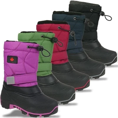 INDIGO Canadians Winterstiefel wasserdicht(*) Klettverschluß 4 Farben Gr.24-42