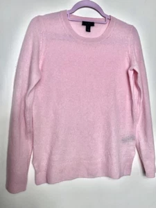 SAKS FIFTH AVENUE Light Candy Pink 100% Cashmere Jumper Size S UK 8 10 - Picture 1 of 5