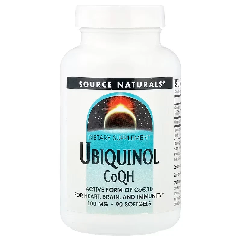 Source Naturals Ubiquinol CoQH 100mg 90 Cápsulas Blandas Exp 09/28 Foto 1 de 2