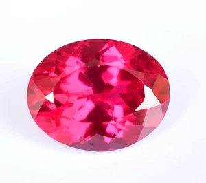 Natural Red Almandine Garnet 3.40 CT Certified Very Rare Oval Loose Gemstone - Picture 1 of 5