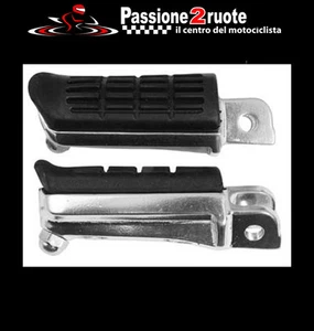 coppia pedane pedalini poggiapiedi pedalino poggiapiede footpegs honda tipo 2 - Foto 1 di 1