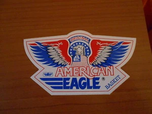 adesivo-sticker-AMERICAN EAGLE ORIGINAL BASKET-cm.7,5x13,5-cs.15 - Picture 1 of 1
