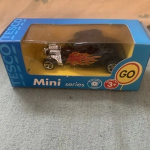 Maisto 1934 Ford Hot Rod Black with Flames 1:64 Diecast - NIB Mint - Picture 1 of 6